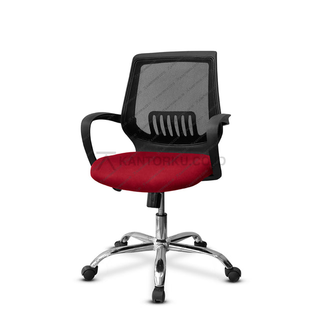 Kursi kerja HighPoint Fargo FAR001 sandaran jaring ergonomis modern kantorku