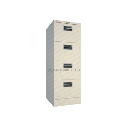 Filing Cabinet Elite B444C handle recessed desain modern – kantorkudotcodotid