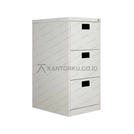 Kabinet arsip besi Chitose Filling 3D tiga laci geser ukuran besar – kantorku.co.id