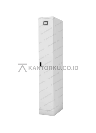 Loker besi Chitose Chiba LC01 dengan ventilasi udara dan slot label – Kantorku