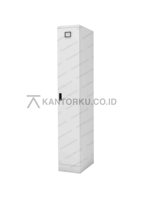 Loker besi Chitose Chiba LC01 dengan ventilasi udara dan slot label – Kantorku