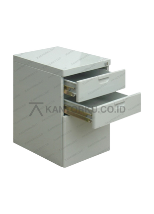 Filing Cabinet Elite EL6613 dengan dua laci kecil dan satu laci besar – kantorku.co.id