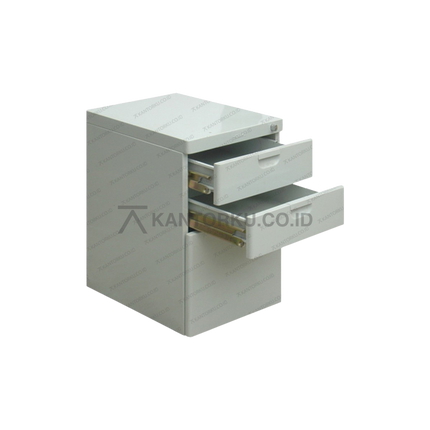 Filing Cabinet Elite EL6613 dengan dua laci kecil dan satu laci besar – kantorku.co.id