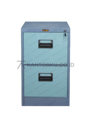 Lemari arsip Lion Metal L42 dua laci geser tersedia di Kantorku