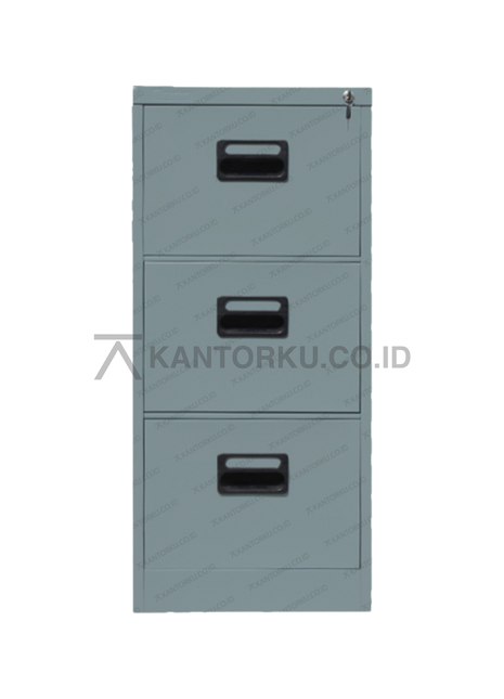 Lemari arsip Lion Metal L43E tiga laci geser tersedia di Kantorku