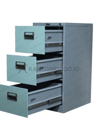 Lion Metal L43 lemari arsip besi 3 laci ada di kantorkudotcodotid