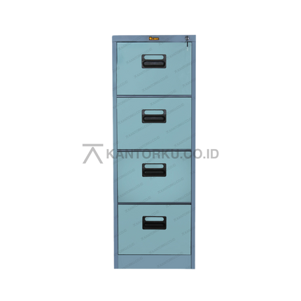 Lemari arsip Lion Metal L44 empat laci geser tersedia di Kantorku