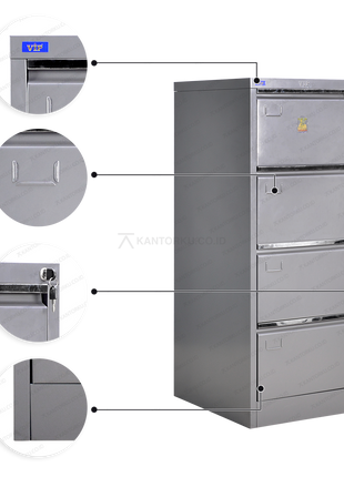 Lemari Arsip VIP V 304 kuat tahan lama premium