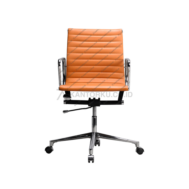 Kursi kantor Indachi Finley II desain elegan kaki aluminium – kantorku