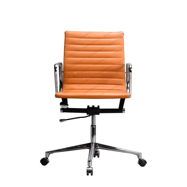 Kursi kantor Indachi Finley II desain elegan kaki aluminium – kantorku