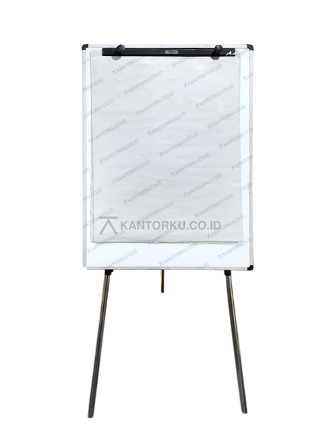 Flip Chart 3 Kaki Hanako papan presentasi portabel tripod kokoh – Kantorku