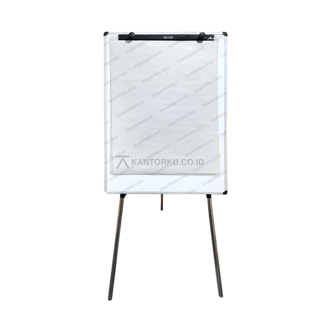 Flip Chart 3 Kaki Hanako papan presentasi portabel tripod kokoh – Kantorku