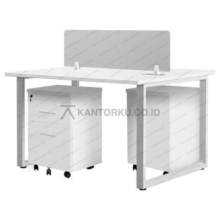 Meja kantor Fluix WS 2 PF untuk ruang kerja modern — kantorku