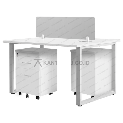Meja Kerja Fluix WS 2 PF Modern untuk ruang kerja produktif
