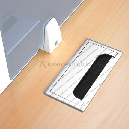 Meja kantor Fluix WS 1P F praktis, nyaman, dan stylish untuk ruang kerja profesional – KANTORKU