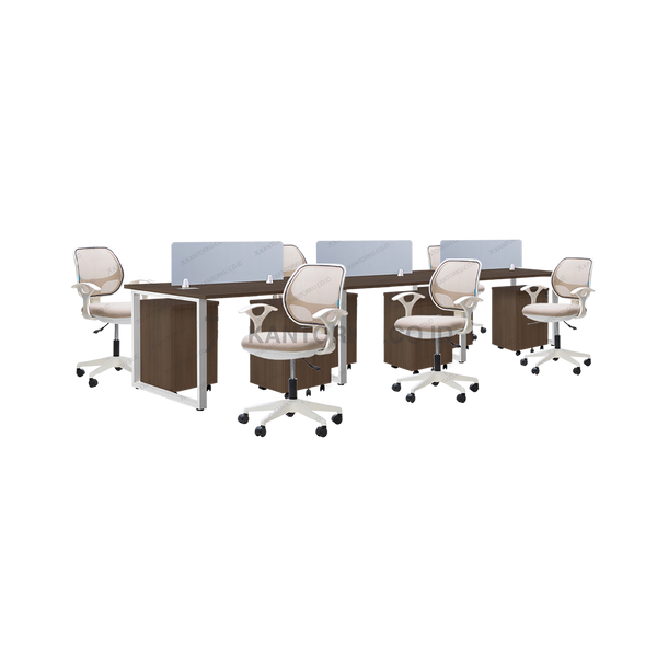 Meja Kantor INCO Fluix WS 6 PF | DW Fluix WS 1 PF | Javico