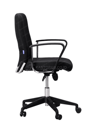 Kursi staf Formos II New dengan sandaran lengan tetap ergonomis dari kantorkudotcodotid