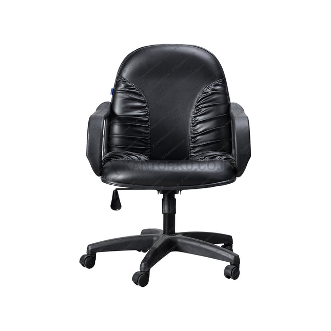 Kursi kantor Gresco GC 206 M TC dengan desain elegan dan balutan kulit premium – tersedia di KANTORKU.