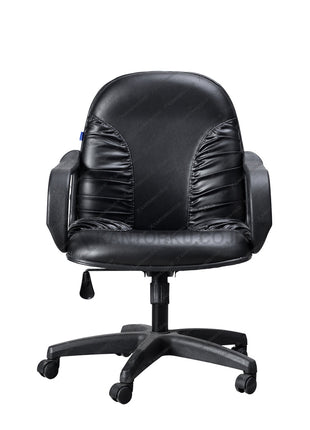 Kursi kantor Gresco GC 206 M TC dengan desain elegan dan balutan kulit premium – tersedia di KANTORKU.