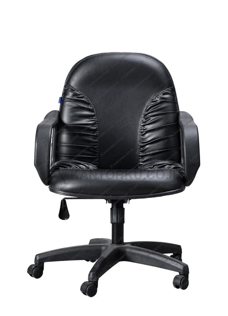 Kursi kantor Gresco GC 206 M TC dengan desain elegan dan balutan kulit premium – tersedia di KANTORKU.