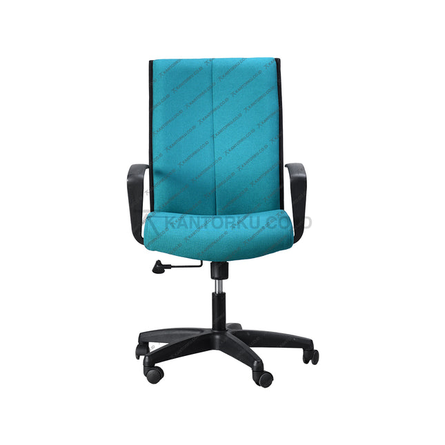 Kursi kantor Gresco GC302H dengan desain ergonomis dan kaki nylon kokoh – tersedia di KANTORKU.