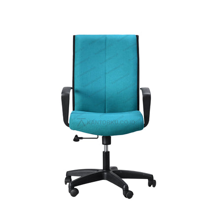 Kursi kantor Gresco GC302H dengan desain ergonomis dan kaki nylon kokoh – tersedia di KANTORKU.
