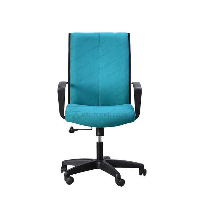 Kursi kantor Gresco GC302H dengan desain ergonomis dan kaki nylon kokoh – tersedia di KANTORKU.