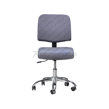 Kursi kantor Gresco GC 607 A dengan desain elegan dan frame kaki chrome kokoh – tersedia di KANTORKU.