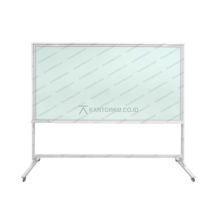 Glassboard Standing Magnetik Hanako papan tulis kaca modern – Kantorku