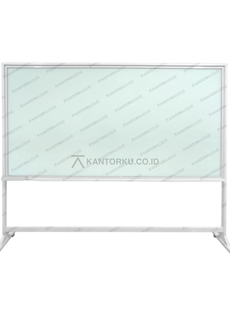 Glassboard Standing Magnetik Hanako papan tulis kaca modern – Kantorku