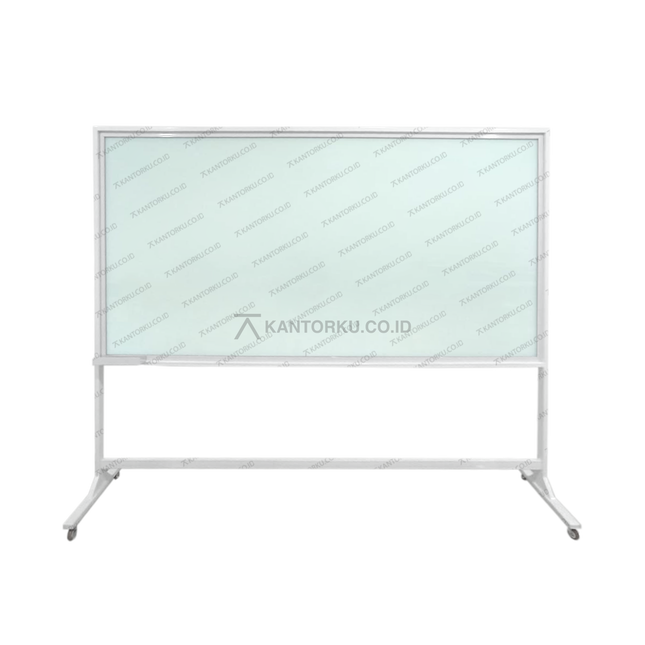 Glassboard Standing Magnetik Hanako papan tulis kaca modern – Kantorku