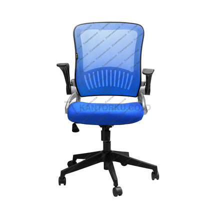 Kursi Ergotec ergonomis dengan kaki nylon kokoh – kantorku.co.id