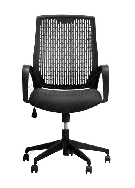 Kursi kantor Ergotec GL812X ergonomis dengan kaki plastik kuat dari Kantorku