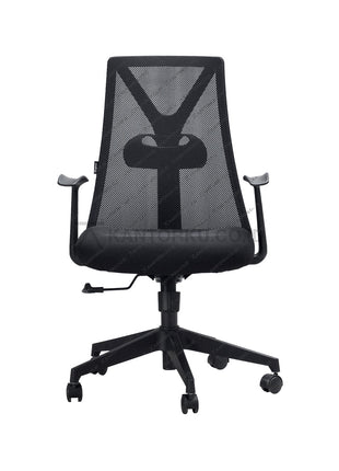 Kursi kantor Ergotec GL827XA ergonomis dengan kaki plastik kuat dari Kantorku