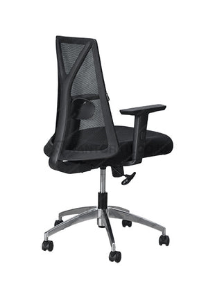 Kursi kantor Ergotec GL827Y1B bergaya profesional dan nyaman – Kantorku