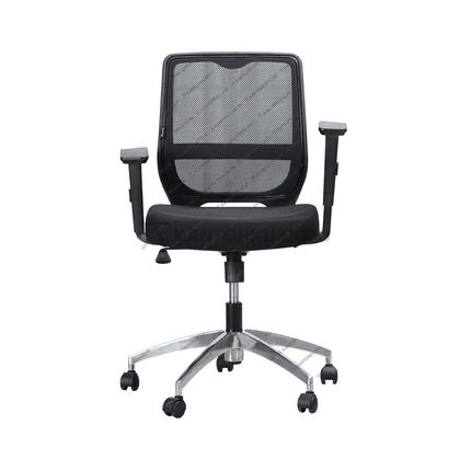 Kursi kantor Ergotec GL831Y1B bergaya profesional dengan sandaran lengan nyaman – Kantorku