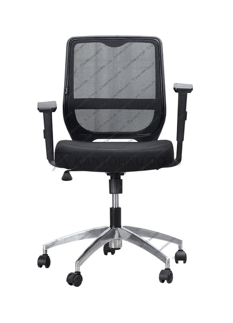 Kursi kantor Ergotec GL831Y1B bergaya profesional dengan sandaran lengan nyaman – Kantorku