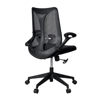 Kursi kantor Ergotec GL835X profesional dengan sandaran lengan putar – Kantorku