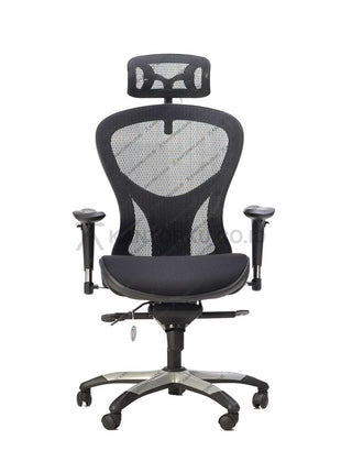 Kursi Kantor Ergotec GL 908 TR ergonomis dengan sandaran kepala dan sandaran lengan dapat disesuaikan Kantorku