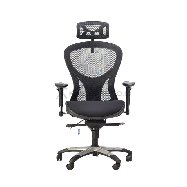 Kursi Kantor Ergotec GL 908 TR ergonomis dengan sandaran kepala dan sandaran lengan dapat disesuaikan Kantorku