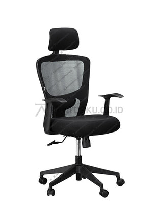 Kursi kerja Ergotec GL 910 X ergonomis dengan fitur hidrolik dan tilting control fleksibel Kantorku.co.id