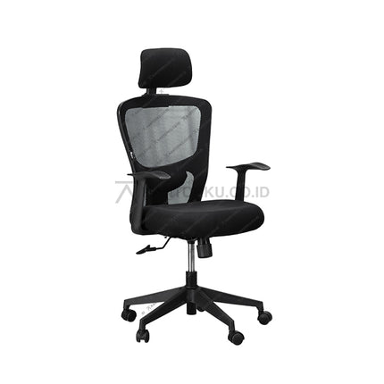 Kursi kerja Ergotec GL 910 X ergonomis dengan fitur hidrolik dan tilting control fleksibel Kantorku.co.id