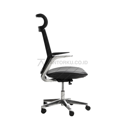 Kursi kantor Ergotec GL 919 TR elegan dengan desain ergonomis dan dukungan penuh untuk punggung Kantorku