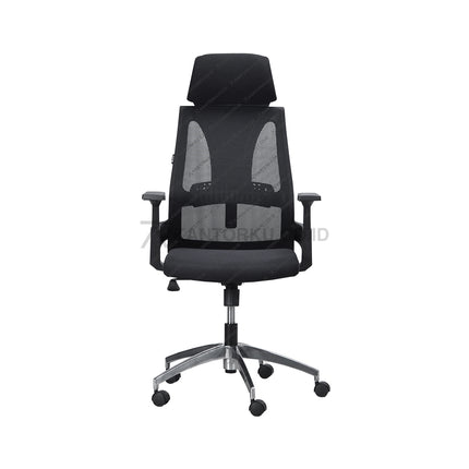 Kursi Direktur Ergotec dengan desain elegan dan material mesh berkualitas tinggi Kantorku