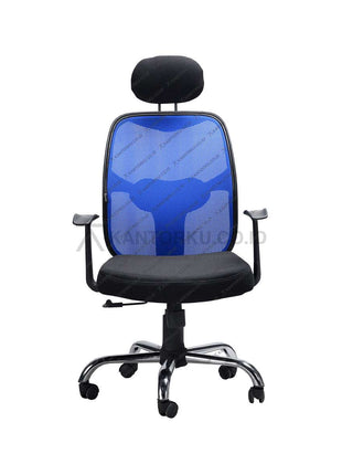 Kursi kantor Ergotec GL 943 TR elegan dengan kaki chrome kokoh dan desain modern Kantorku
