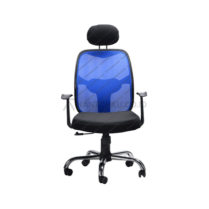 Kursi kantor Ergotec GL 943 TR elegan dengan kaki chrome kokoh dan desain modern Kantorku