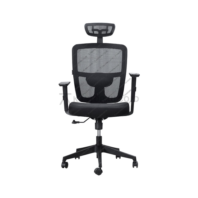 Kursi Kantor Ergotec GL 952 XB ergonomis dengan sandaran kepala dan lumbar support fleksibel Kantorku