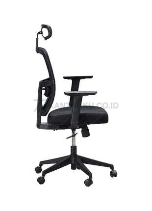 Kursi Ergotec GL 952 XB menghadirkan kenyamanan maksimal dan menjaga postur tubuh ideal Kantorkudotcodotid