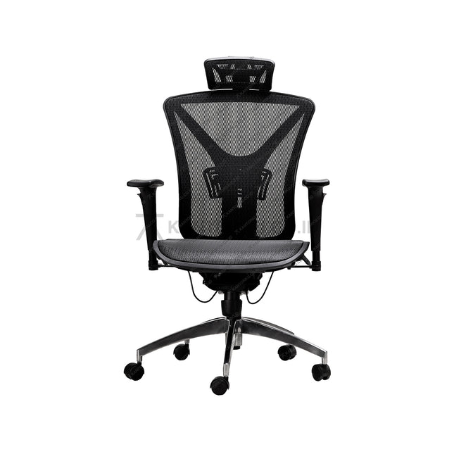 Kursi Direktur Ergotec GL 953 Y1 dengan desain elegan dan fitur hidrolik canggih Kantorku