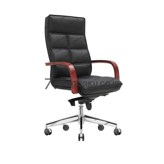 Ichiko Gramos I S HDT Leather kursi kerja premium sandaran tinggi ergonomis — kantorku.co.id